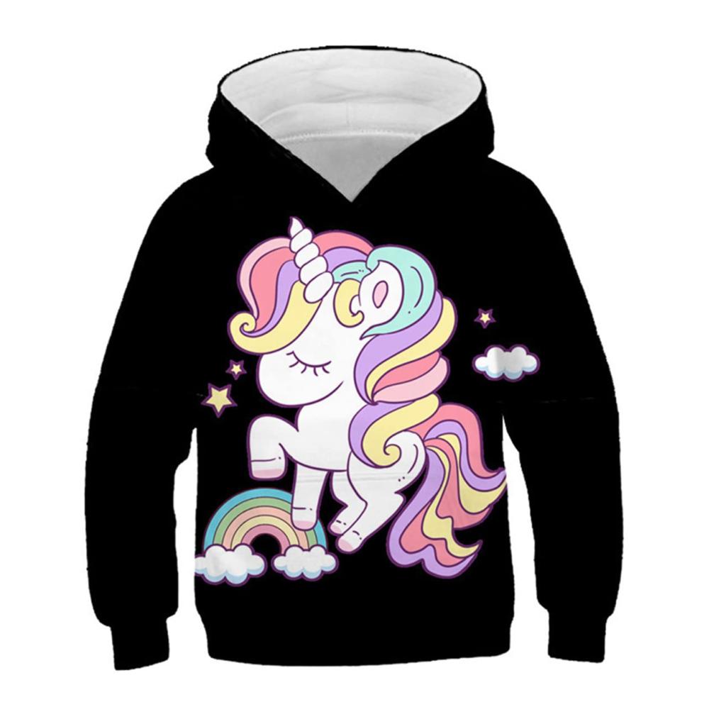 Regenbogen Lockenhaar Einhorn