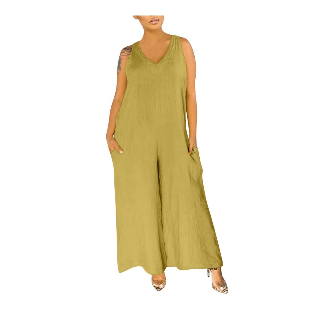 01-gelb Sommerkleid Damen Lang