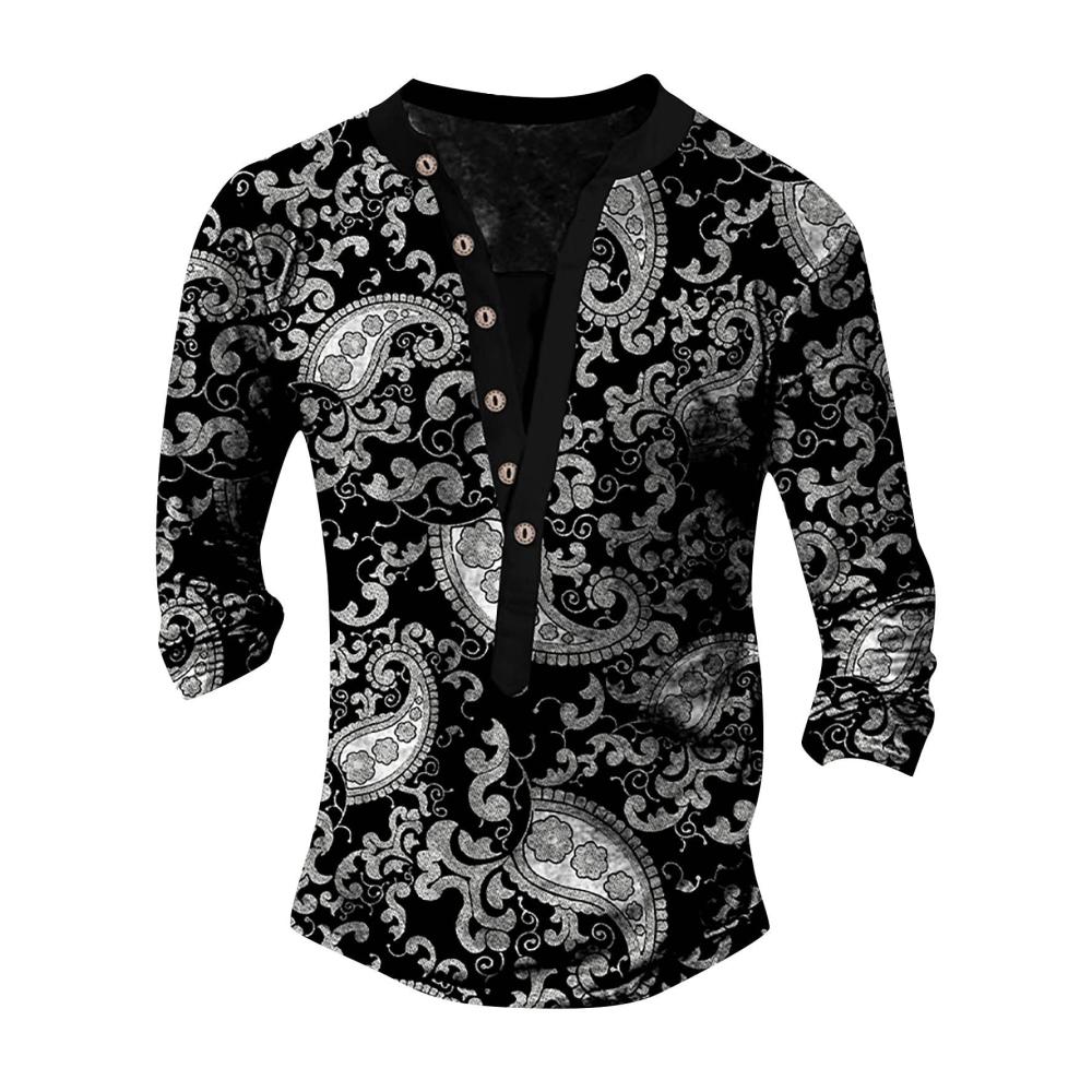 04schwarz Langarmshirts für Herren