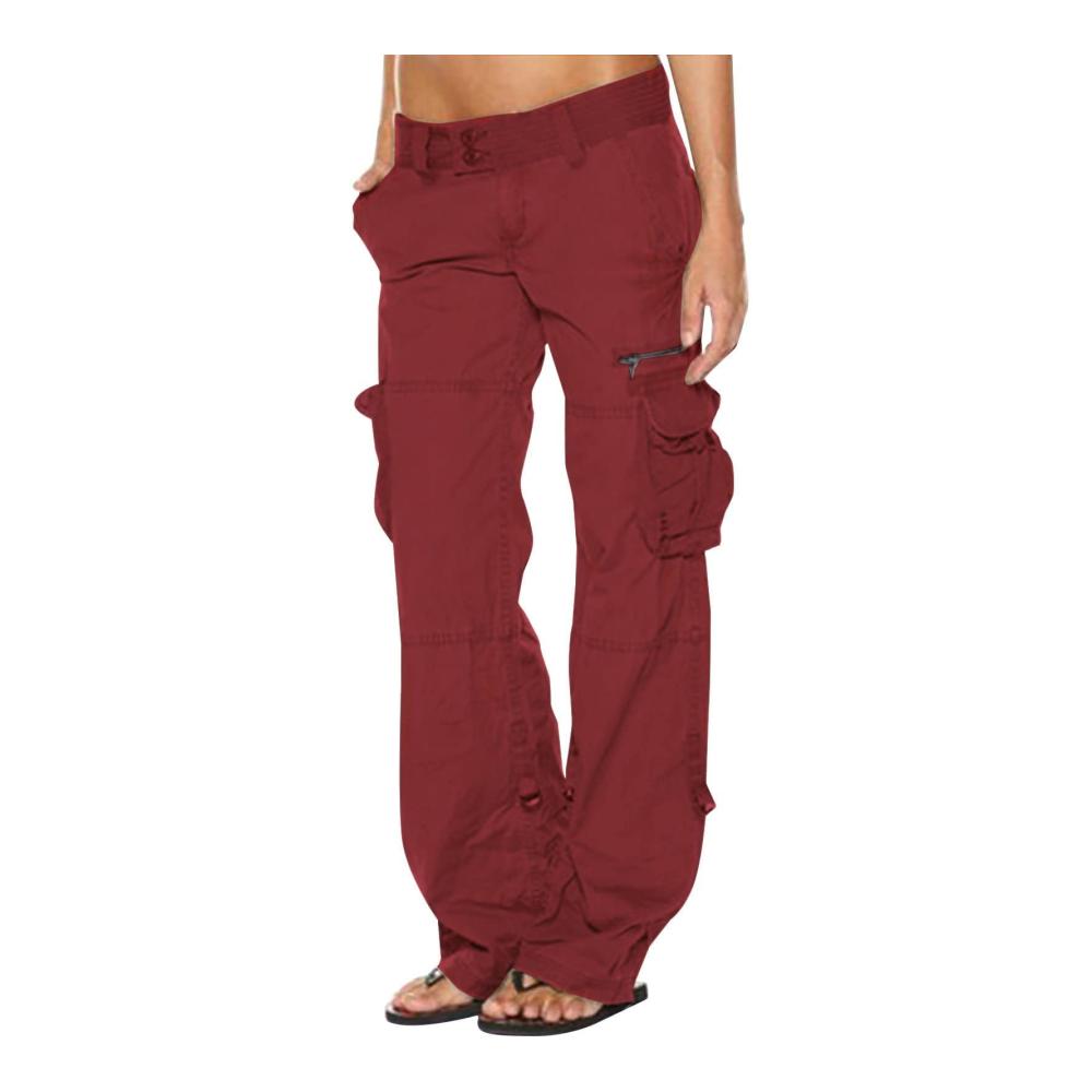 01-weinrot Sommerhose Damen