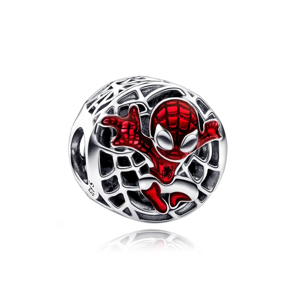 Spider Hero Soars Through the City Charm