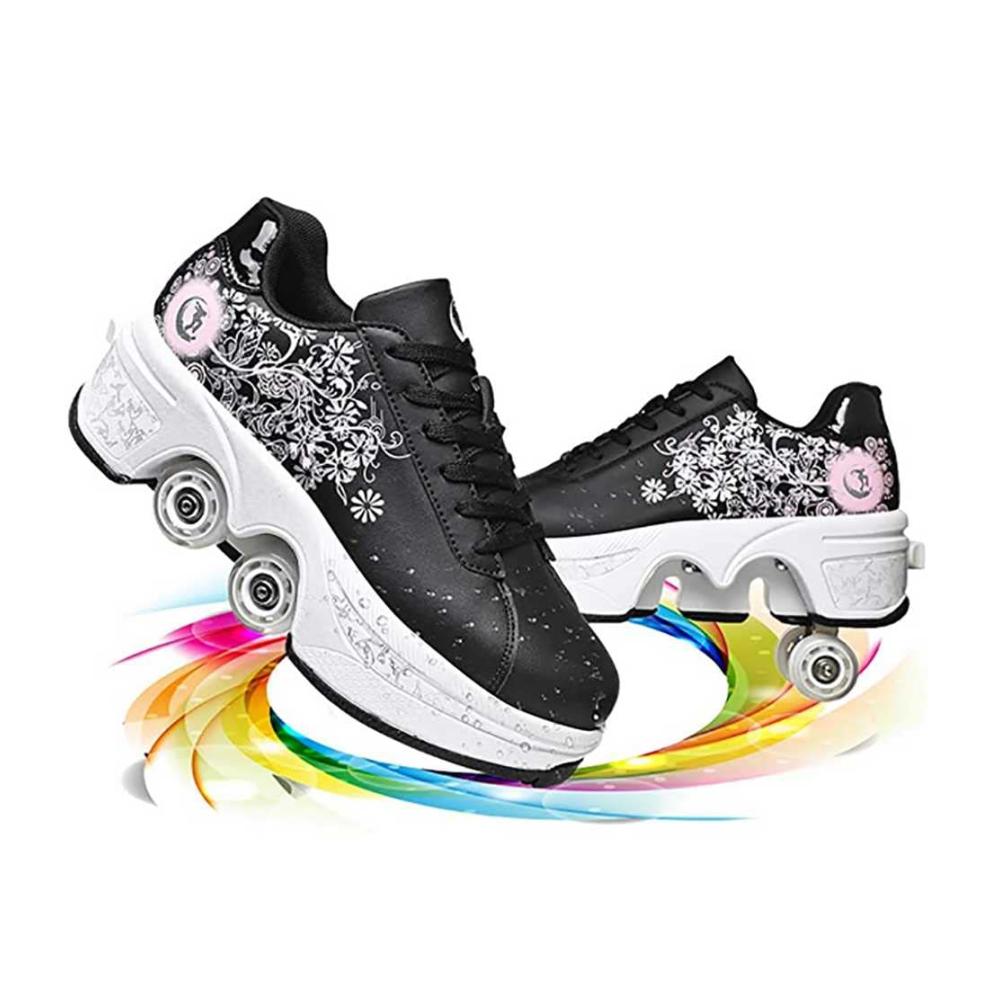 Black Pink Flower