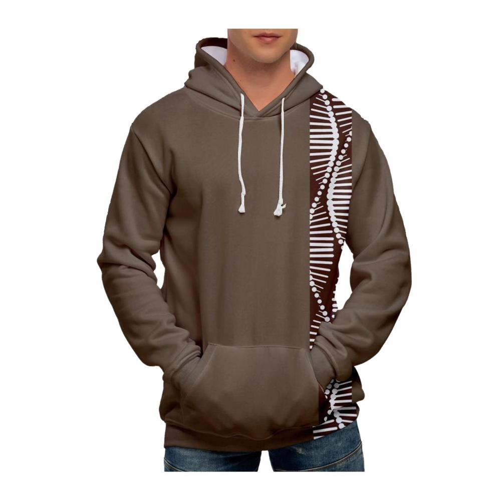 04braun Hoodie Herren Pullover Sweatshirt