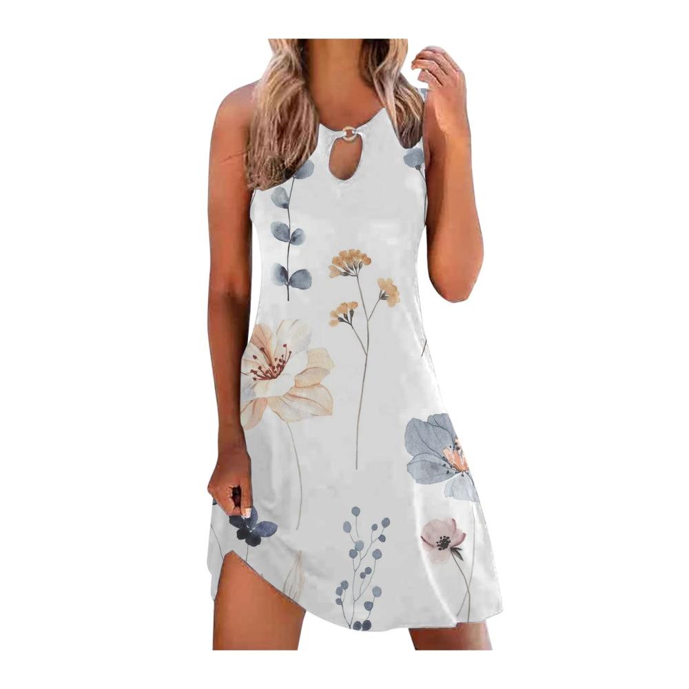 04-weiß Sommerkleider Damen