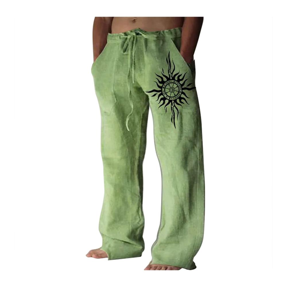 01-grün Hosen Herren Sommer