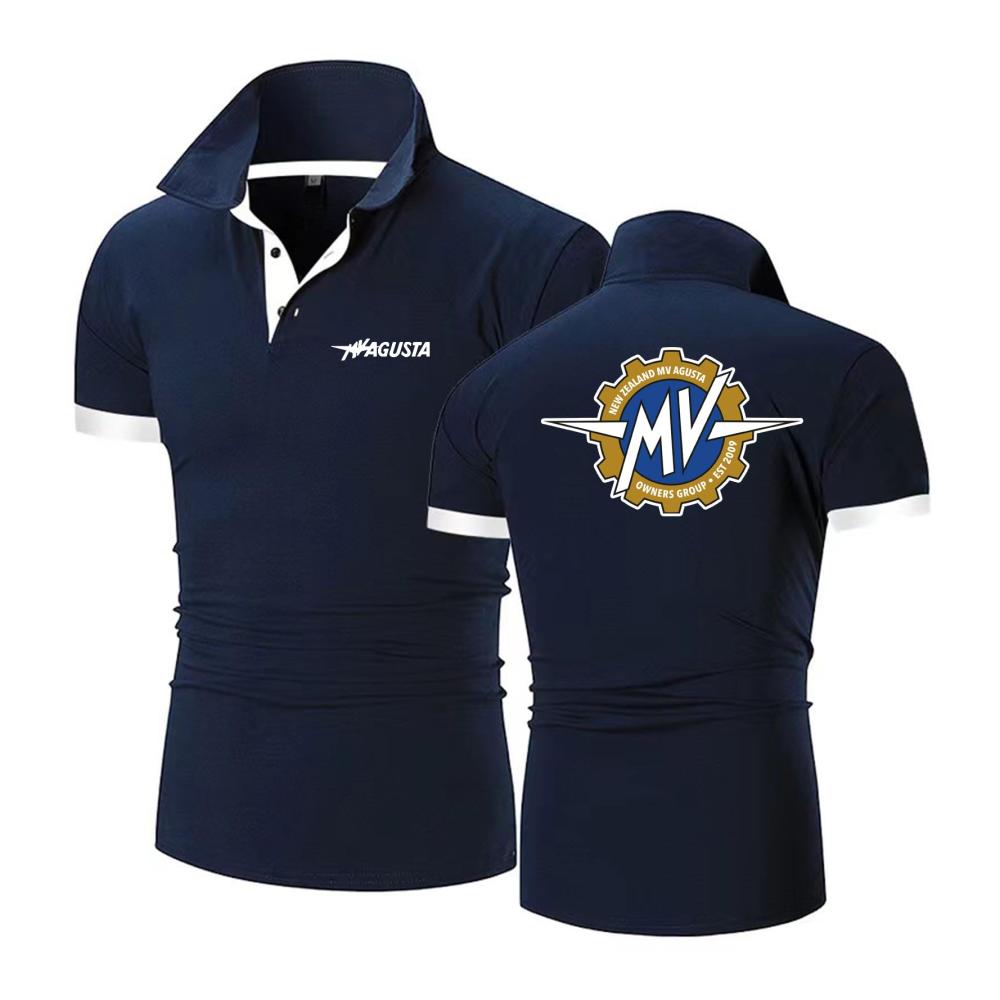 Navy Blue white
