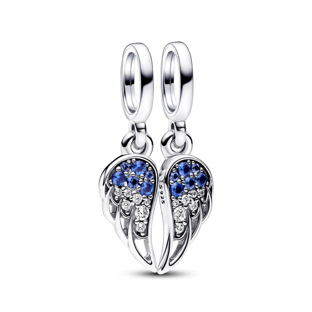 I'll Always Be There Angel Wings Double Charm