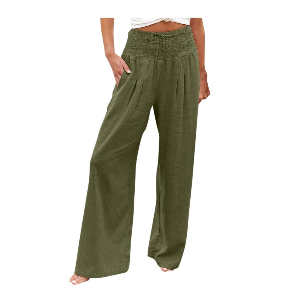 02-armeegrün Damen Hosen Sommer