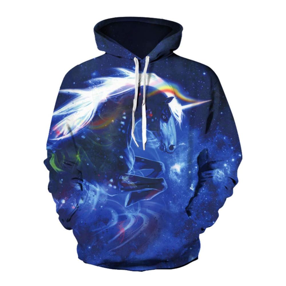 Blau Galaxis Einhorn