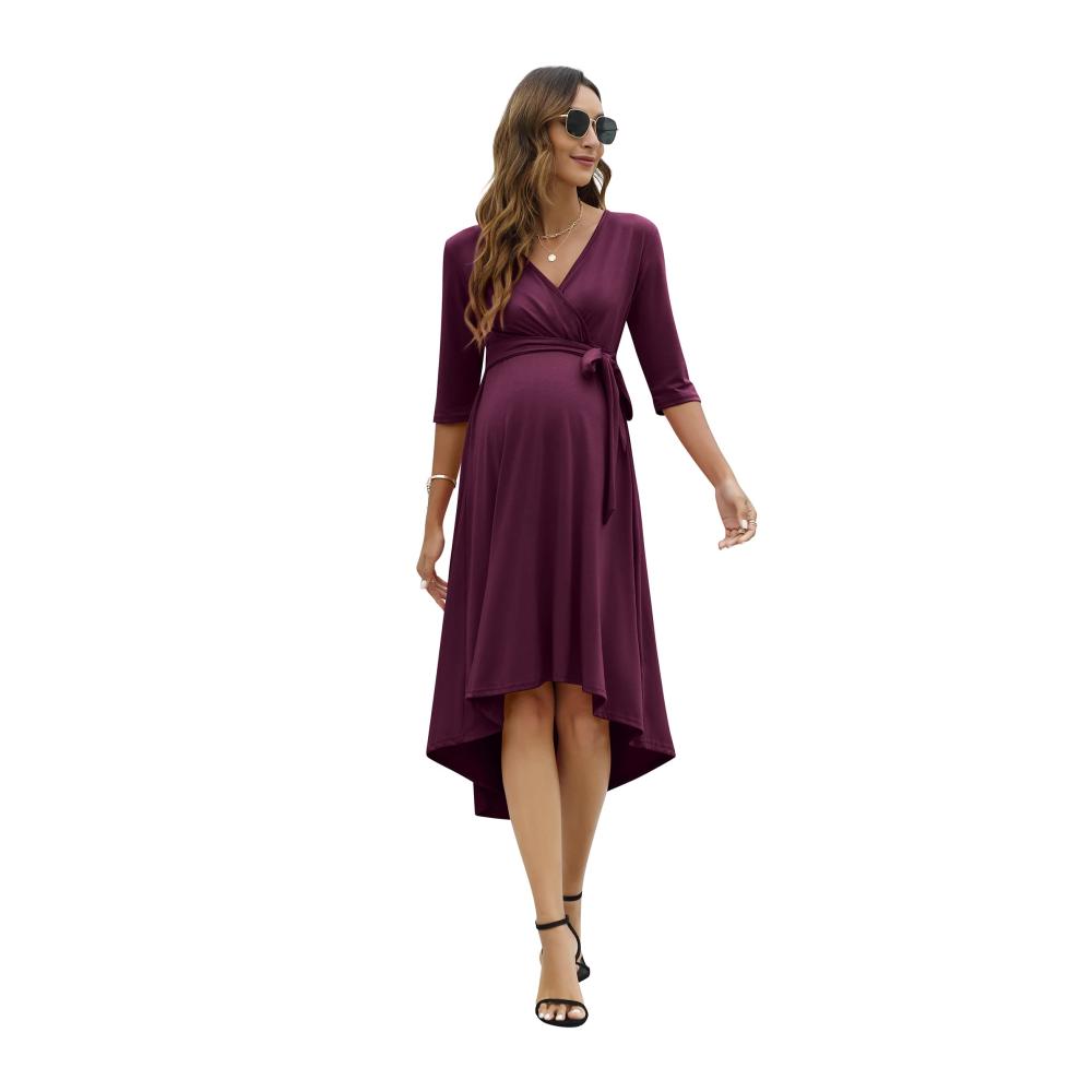Burgundy(3/4 Ärmel)