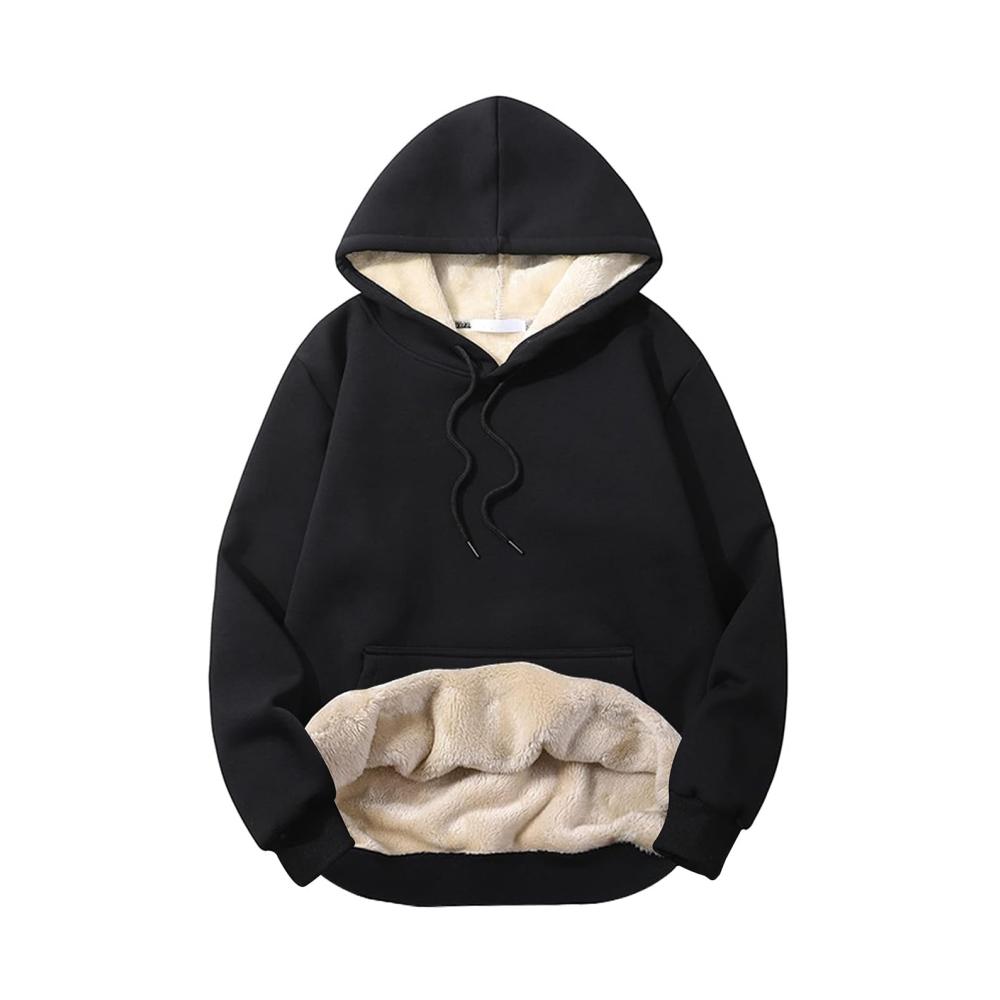 Schwarze Kapuzenpullover
