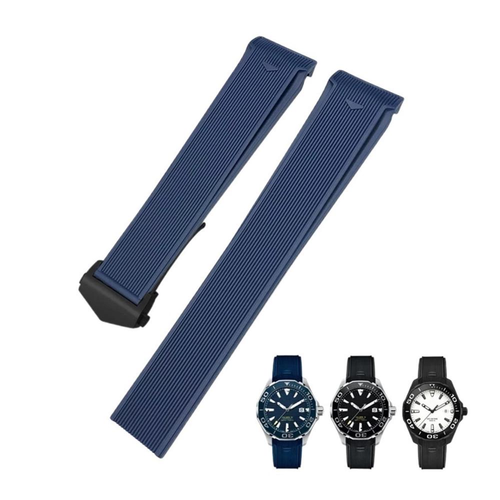 Blaue, schwarze Schnalle