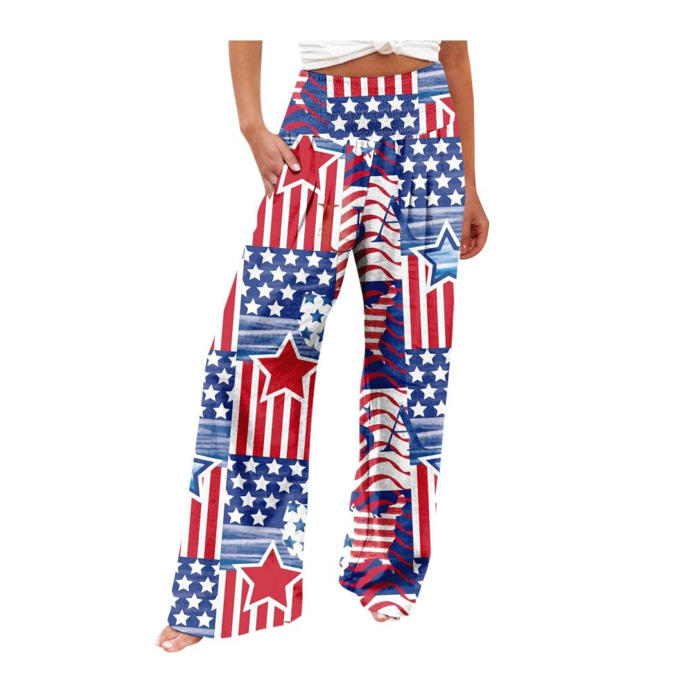 05-blau Damen Hosen Sommer