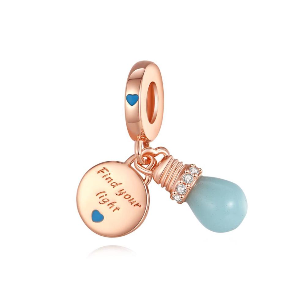 Find Your Light Bulb Dangle Charm