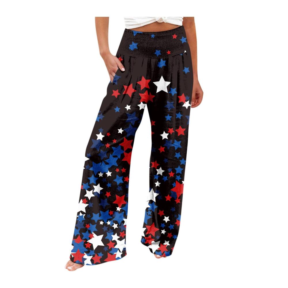 05-mehrfarbig Damen Hosen Sommer