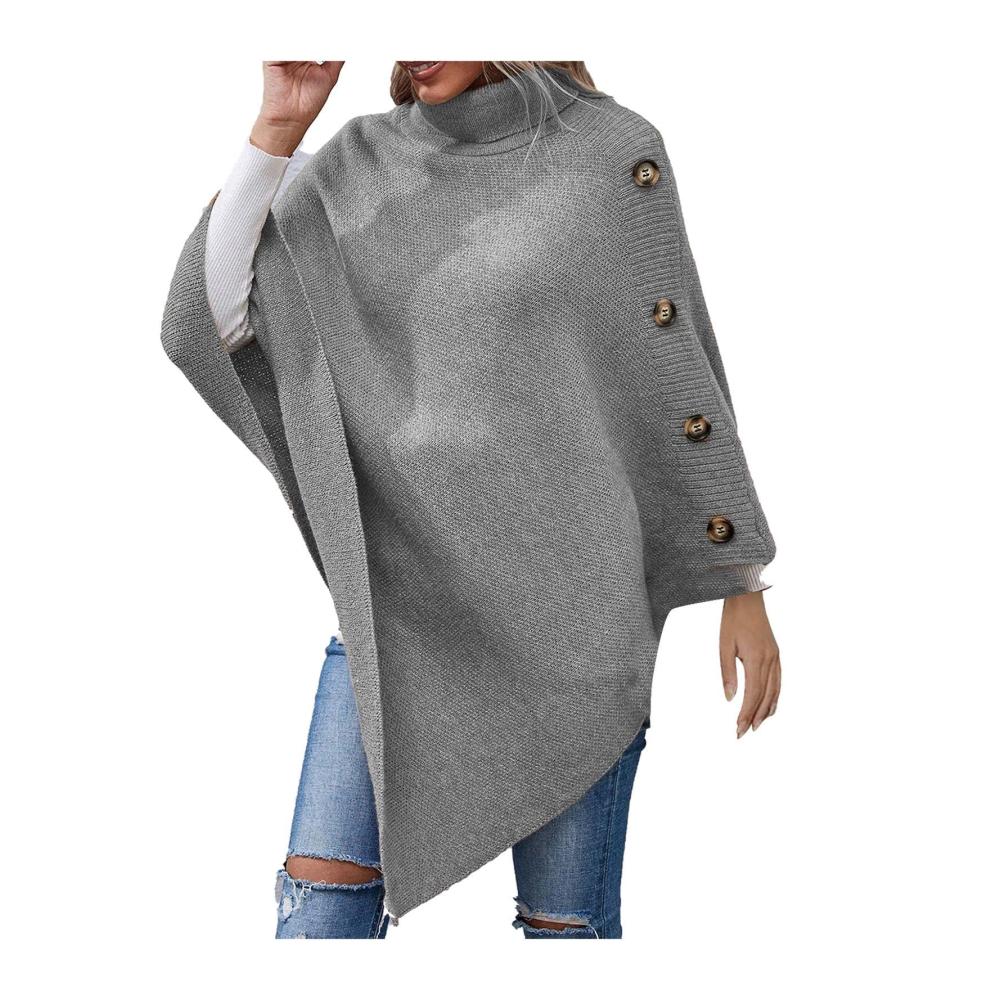 01-grau Strickjacken für Damen