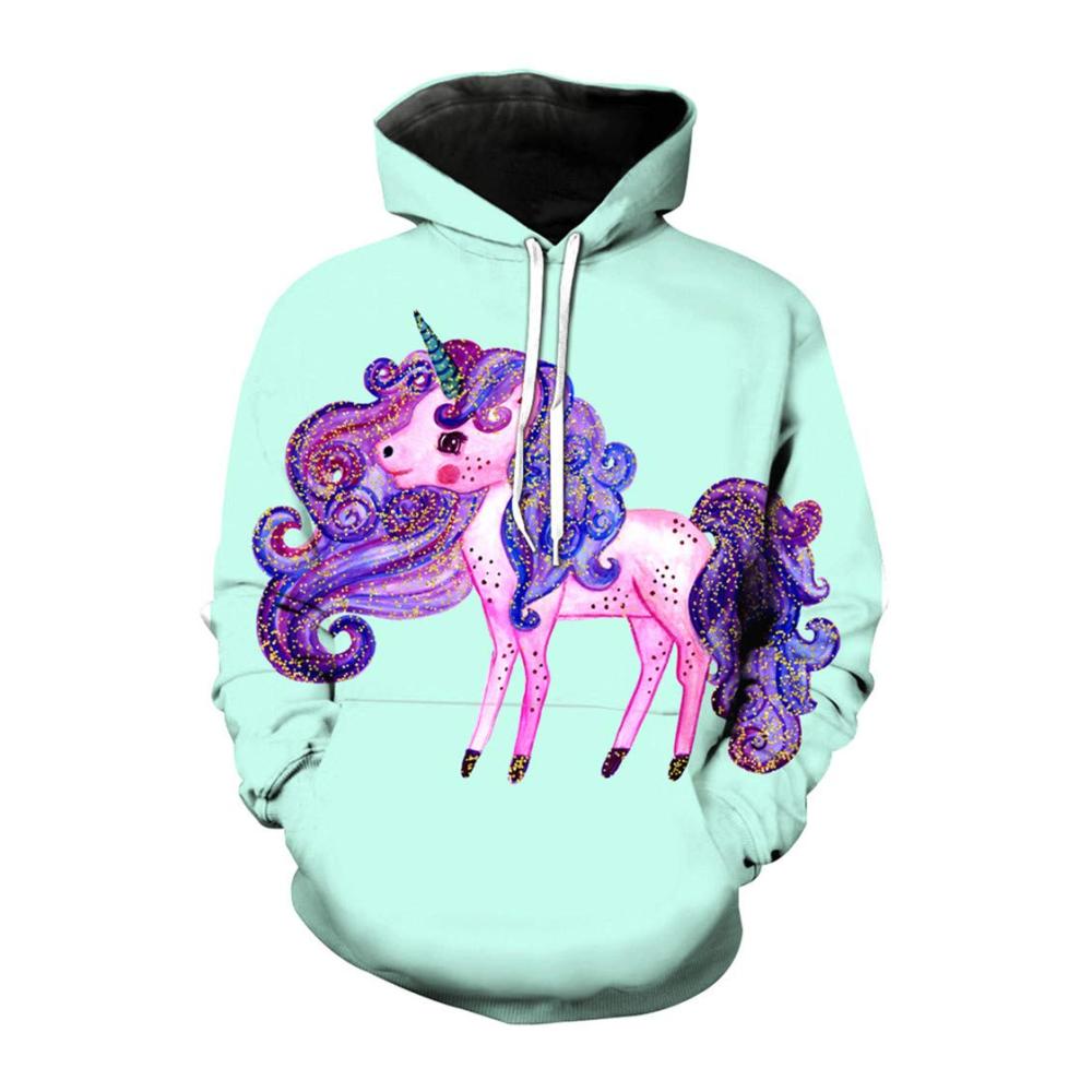 Glitzer Einhorn mit Haaren