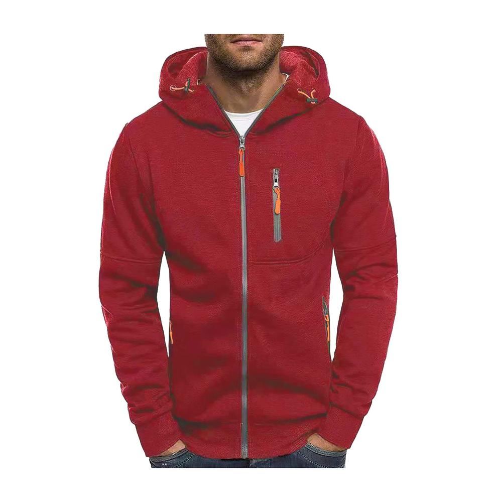03weinrot Winter Mantel Herren