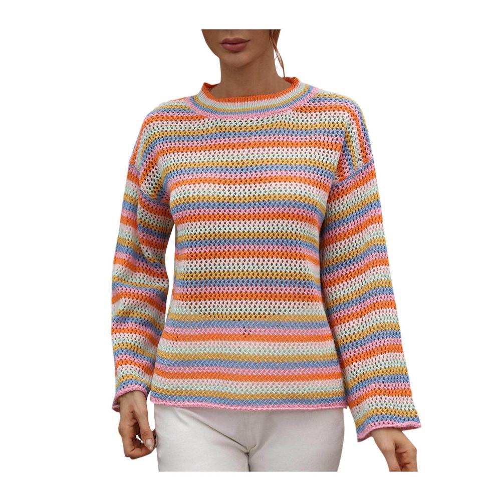 01-orange Strickjacken für Damen