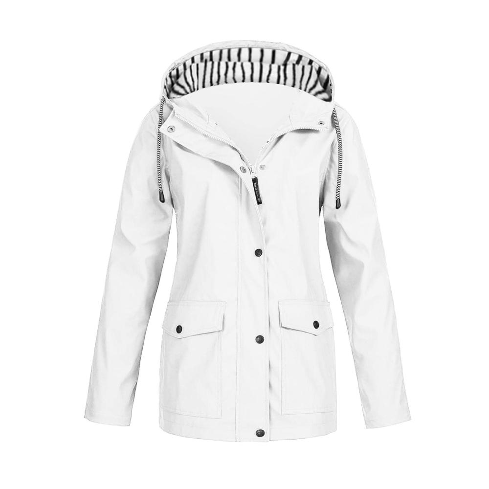 01-weiß Softshelljacke Damen Wasserdicht
