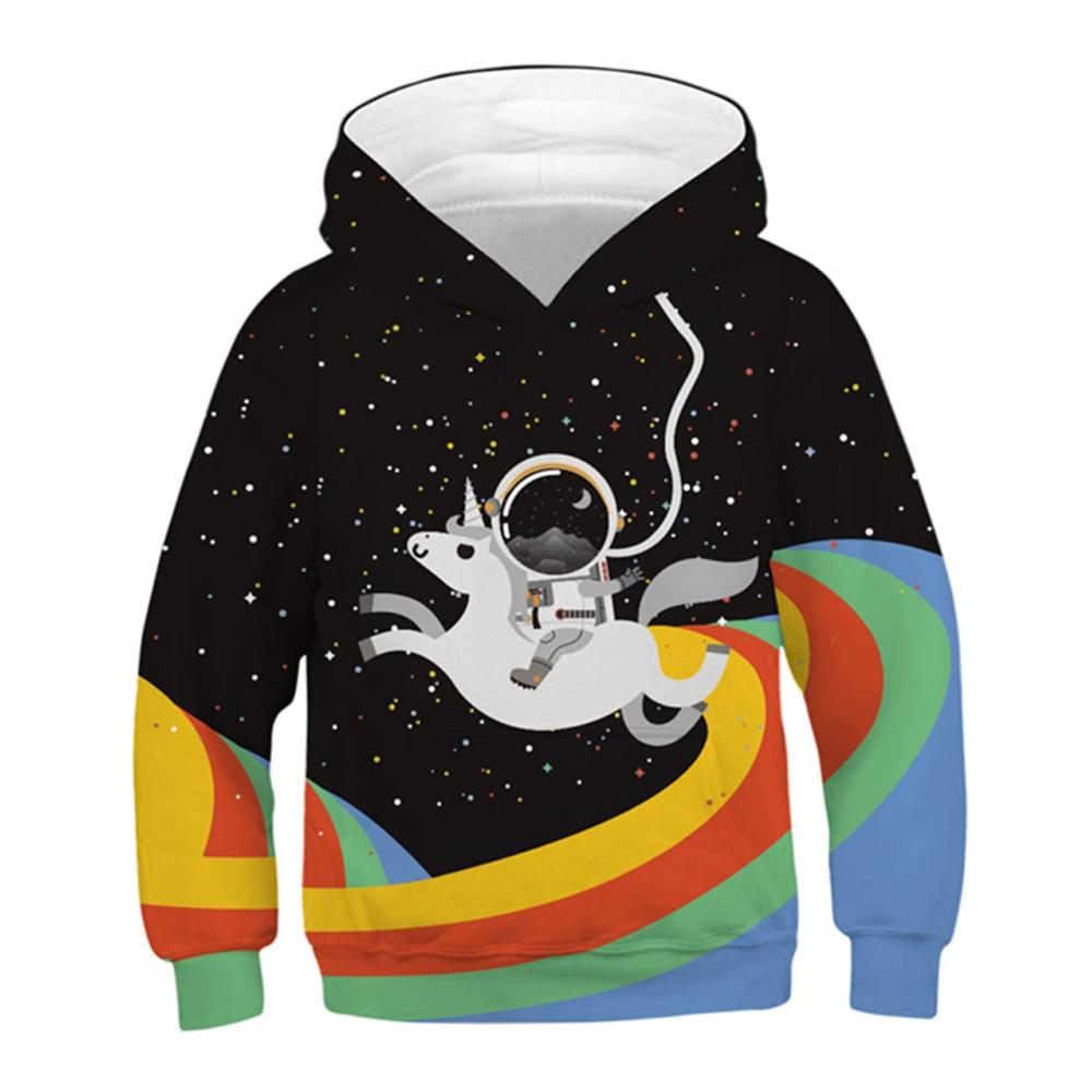 Bunte Einhorn Astronaut