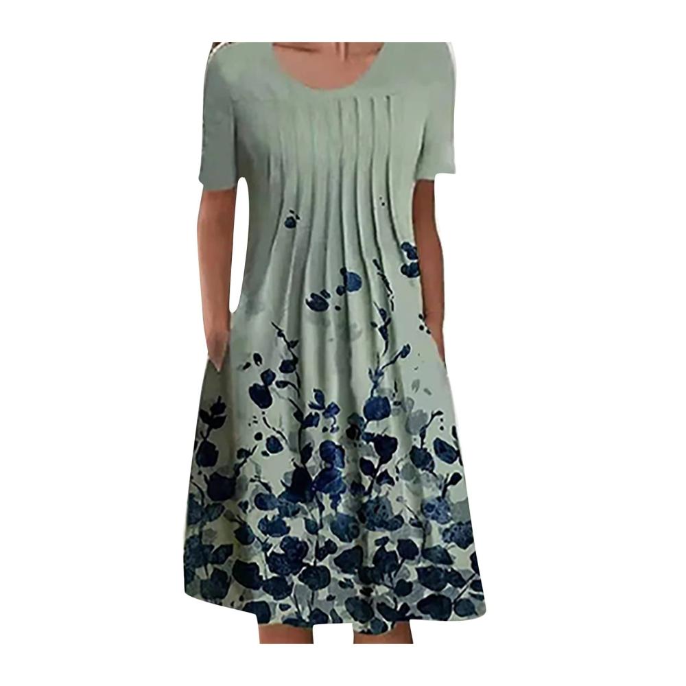 01-blau Freizeit Kleider Damen