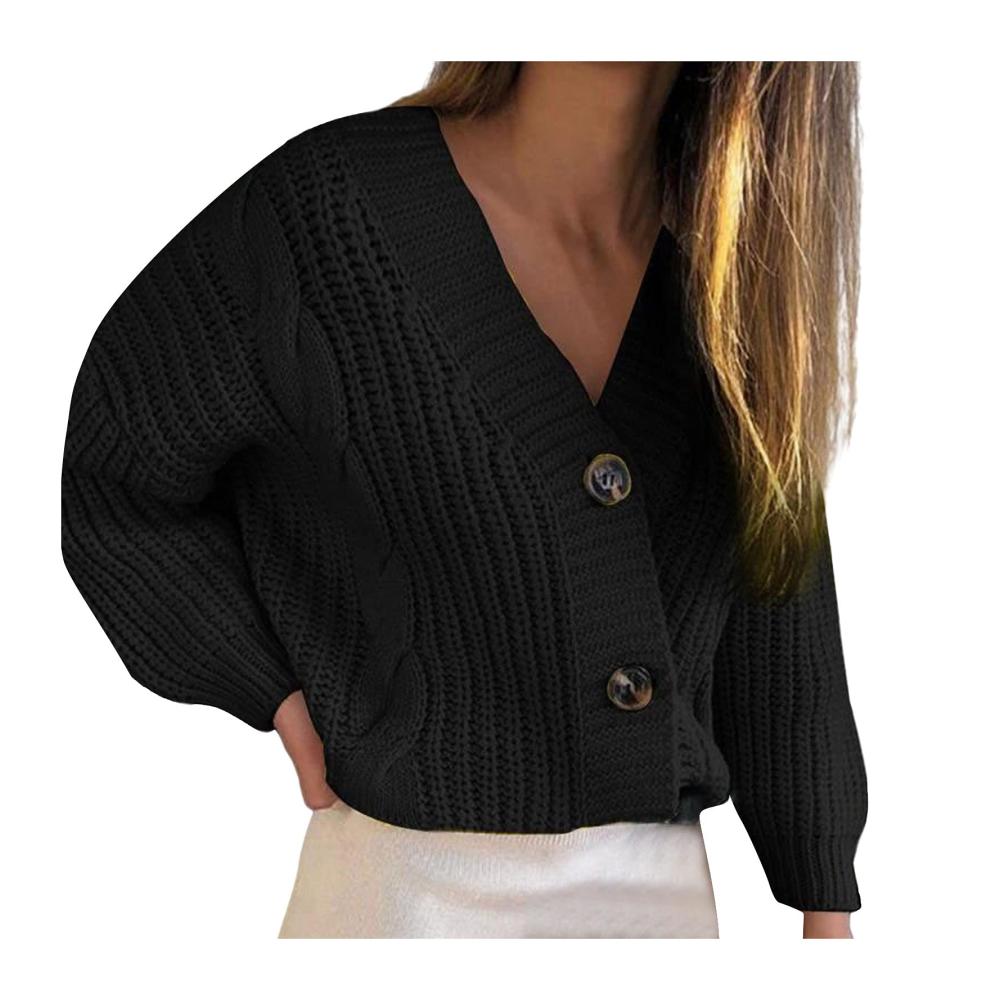 01-schwarz Pullover & Strickjacken für Damen