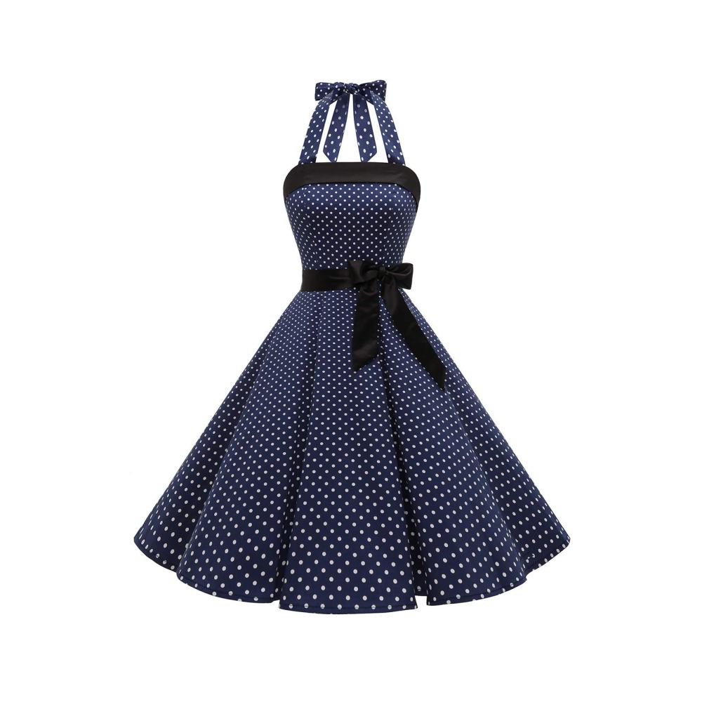 B-klein Marineblau Weiß