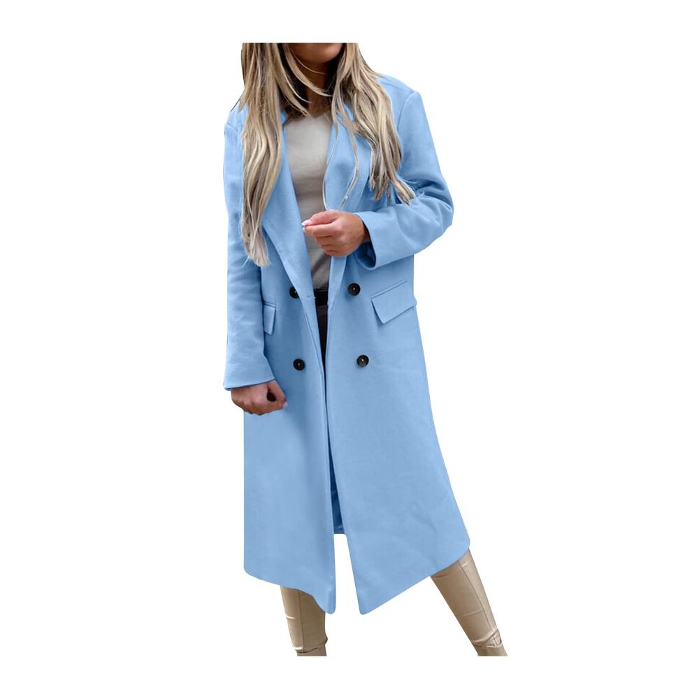 01-blau Blazer Anzug Damen