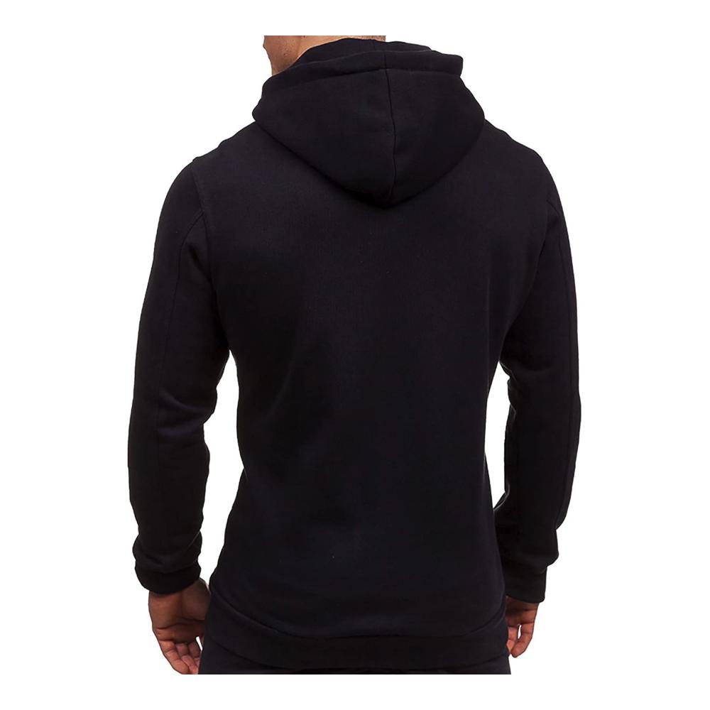 01schwarz Winter Mantel Herren