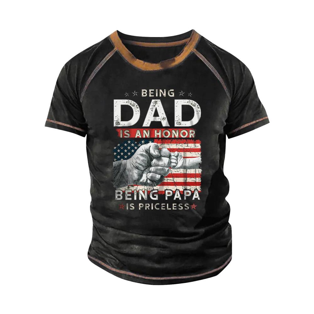 05-schwarz Kurzarm Shirts Herren