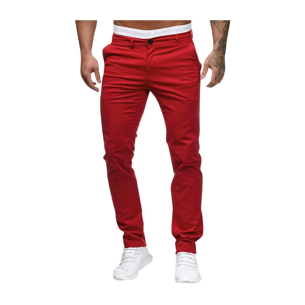 01-rot Hosen Herren Sommer