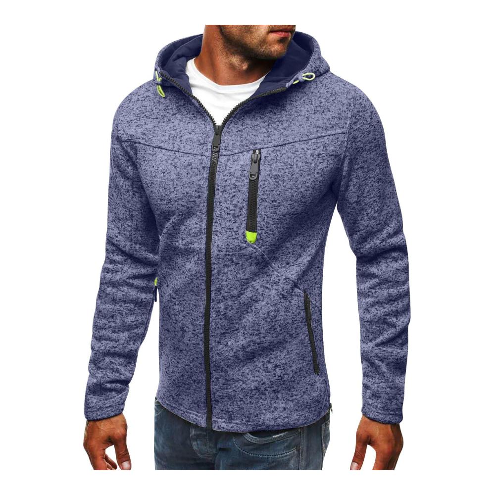 01blau Winter Mantel Herren
