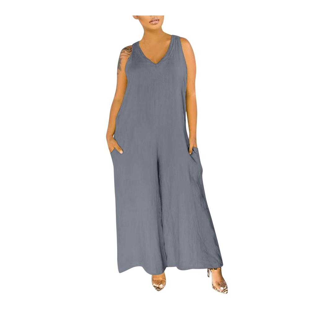 01-grau Sommerkleid Damen Lang