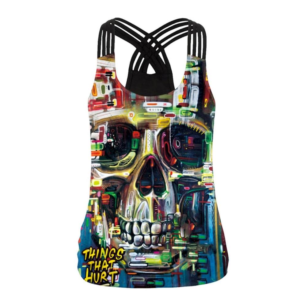 Bunter Totenkopf