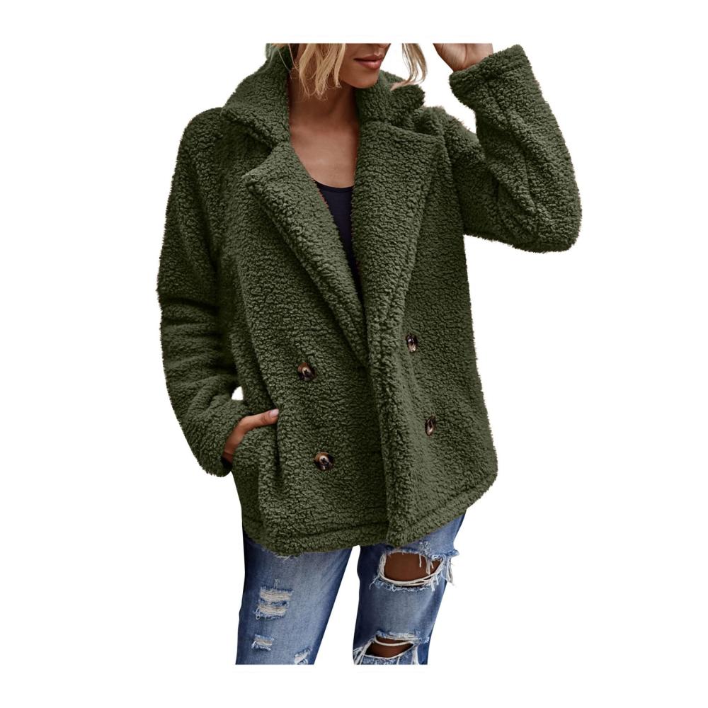 01-grün Winter Damen Mantel