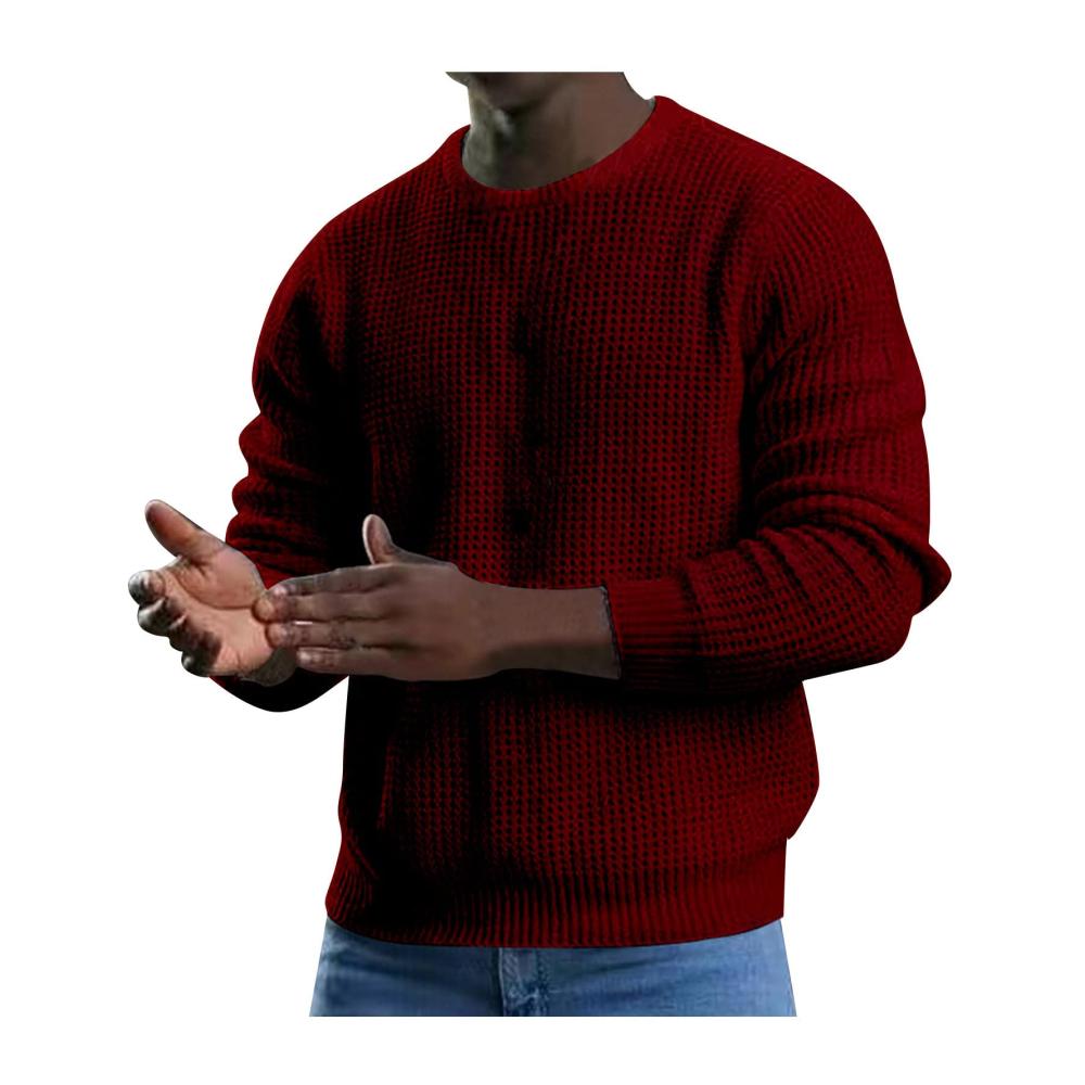 01rot Herren Wintermantel
