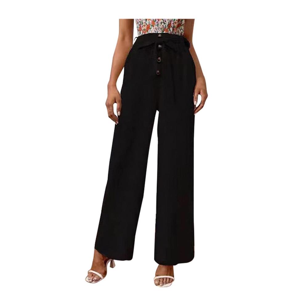 02-schwarz Damen Hosen Sommer