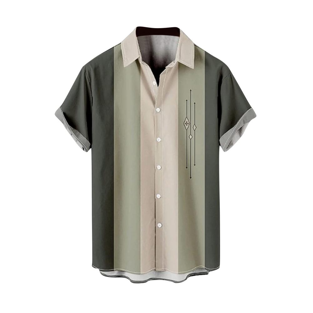 02-dunkelgrau Kurzarm Shirts Herren