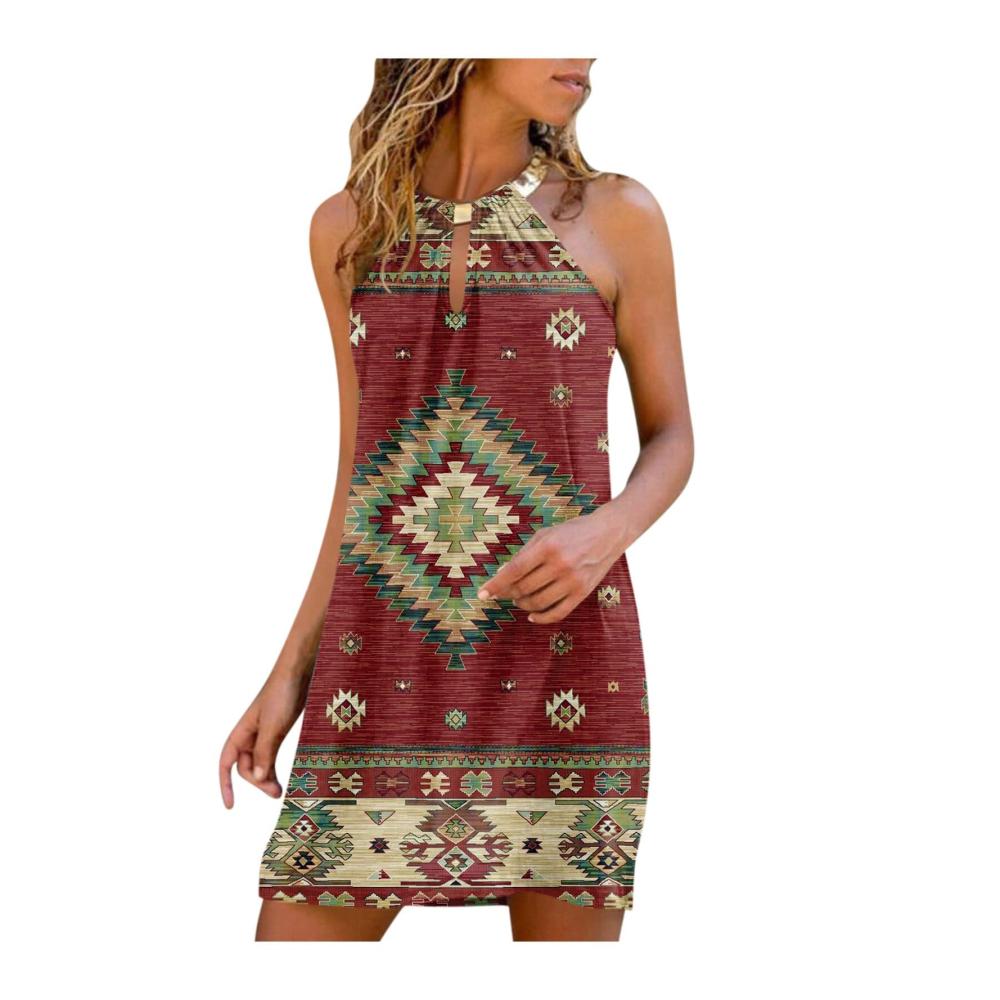 04-braun Sommerkleider Damen