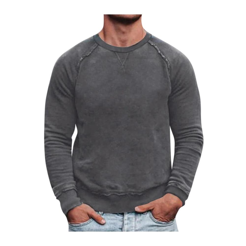 02grau Langarmshirts für Herren