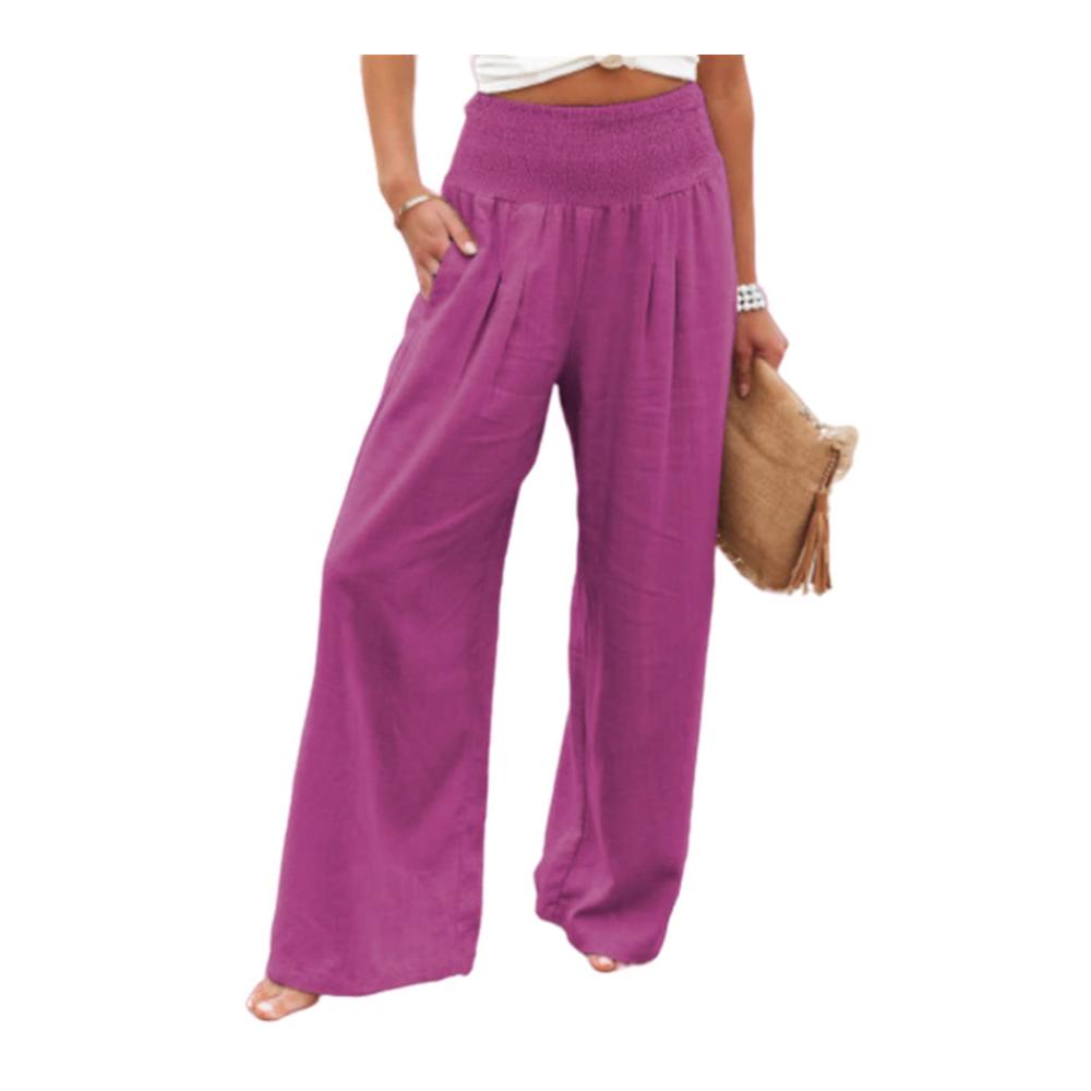 01-lila Damen Hosen Sommer