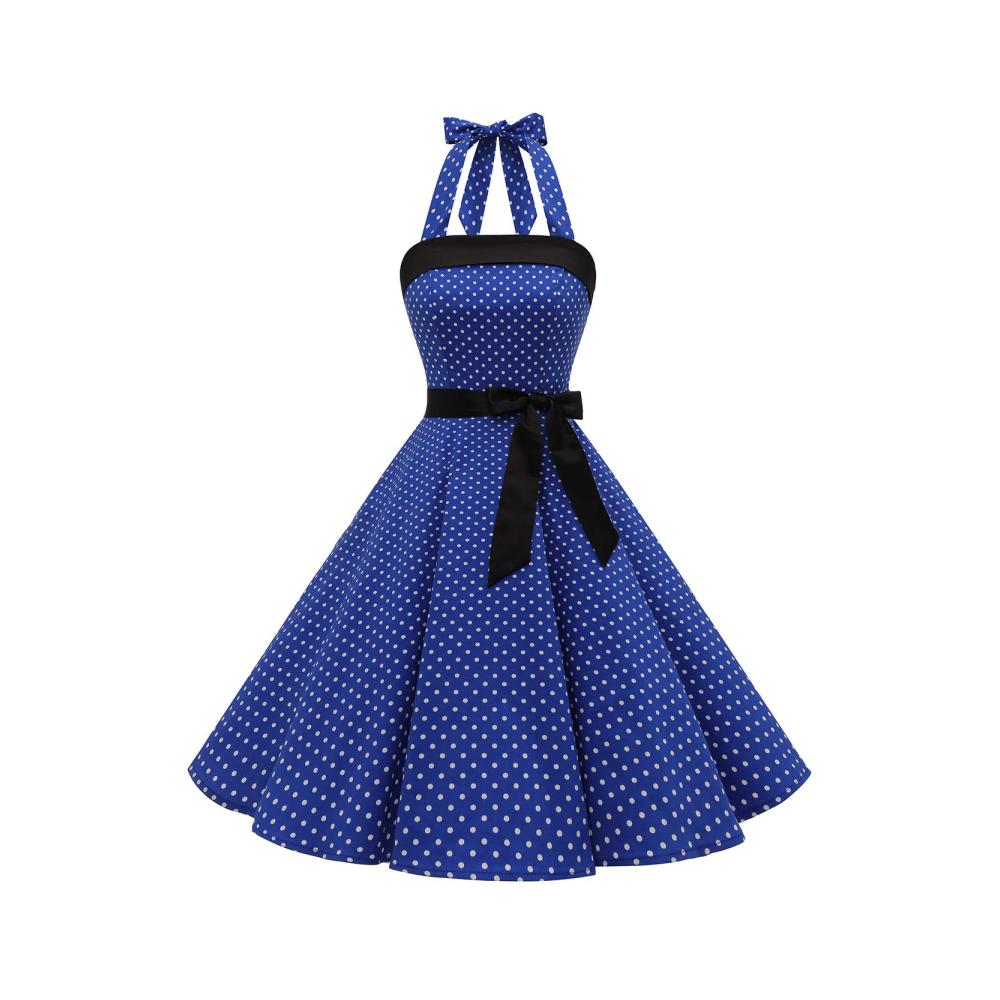 B-klein Royalblau Weiß