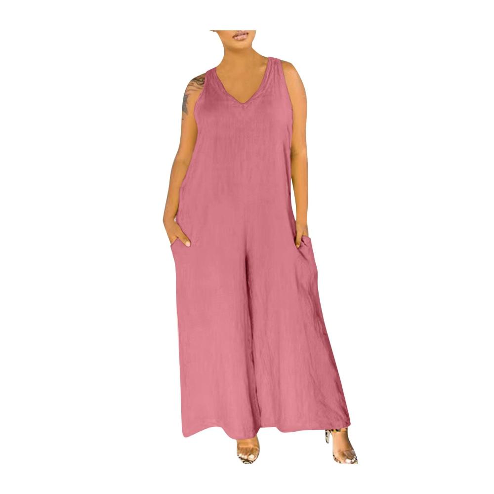 01-rosa Sommerkleid Damen Lang