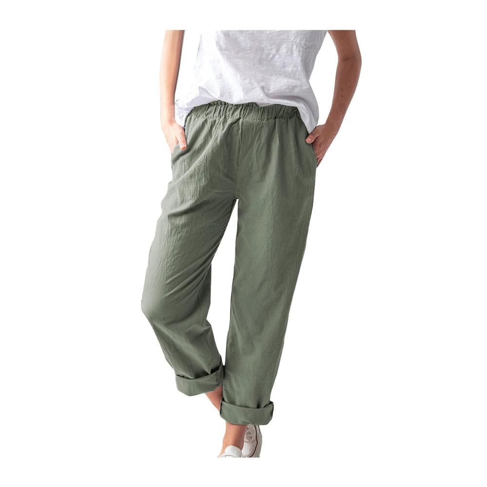 01-armeegrün Hosen für Damen