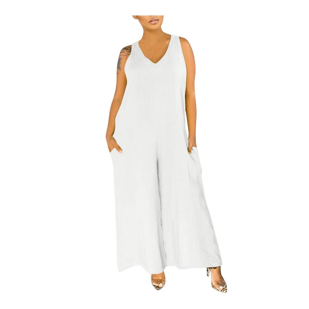 02-weiß Sommerkleid Damen Lang