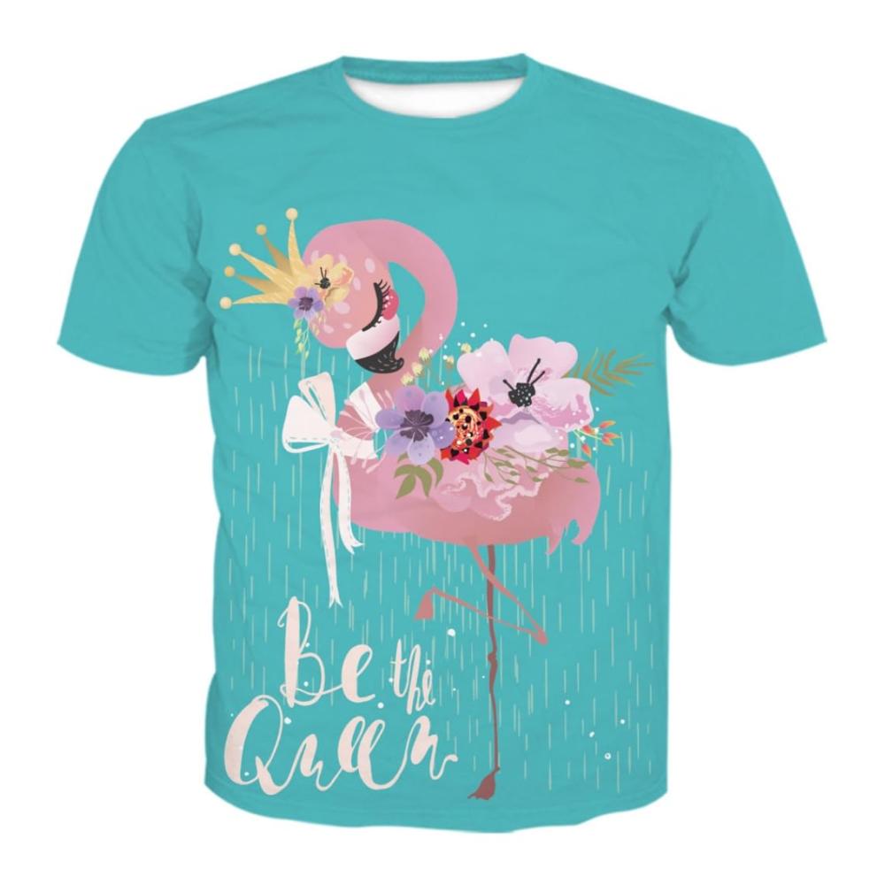 Flamingo mit Kronen
