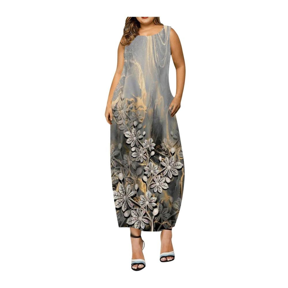 03-grau Sommerkleid Damen Kurz
