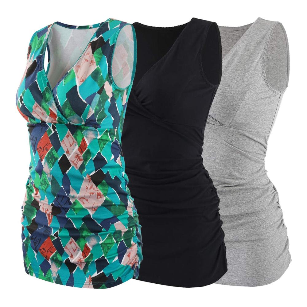 Black grey green Pattern/3-pk