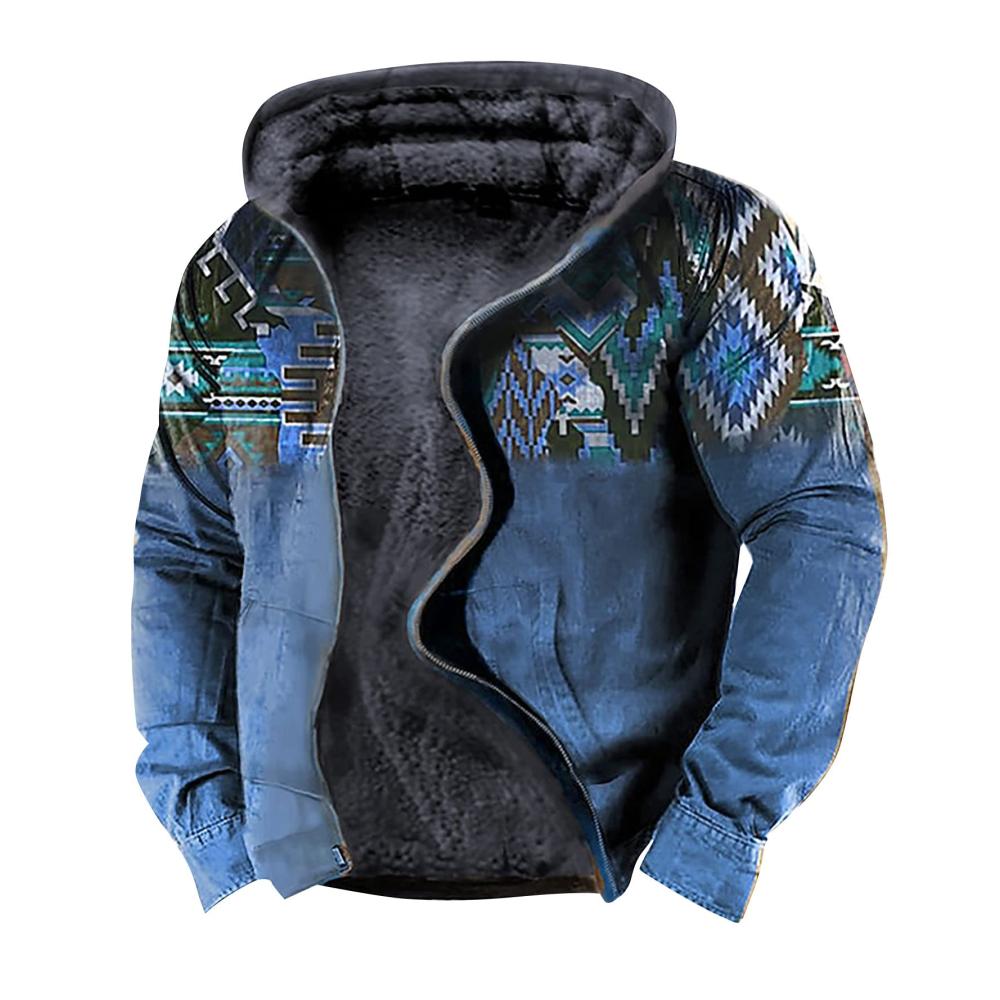 02blau Kapuzenpullover für Herren